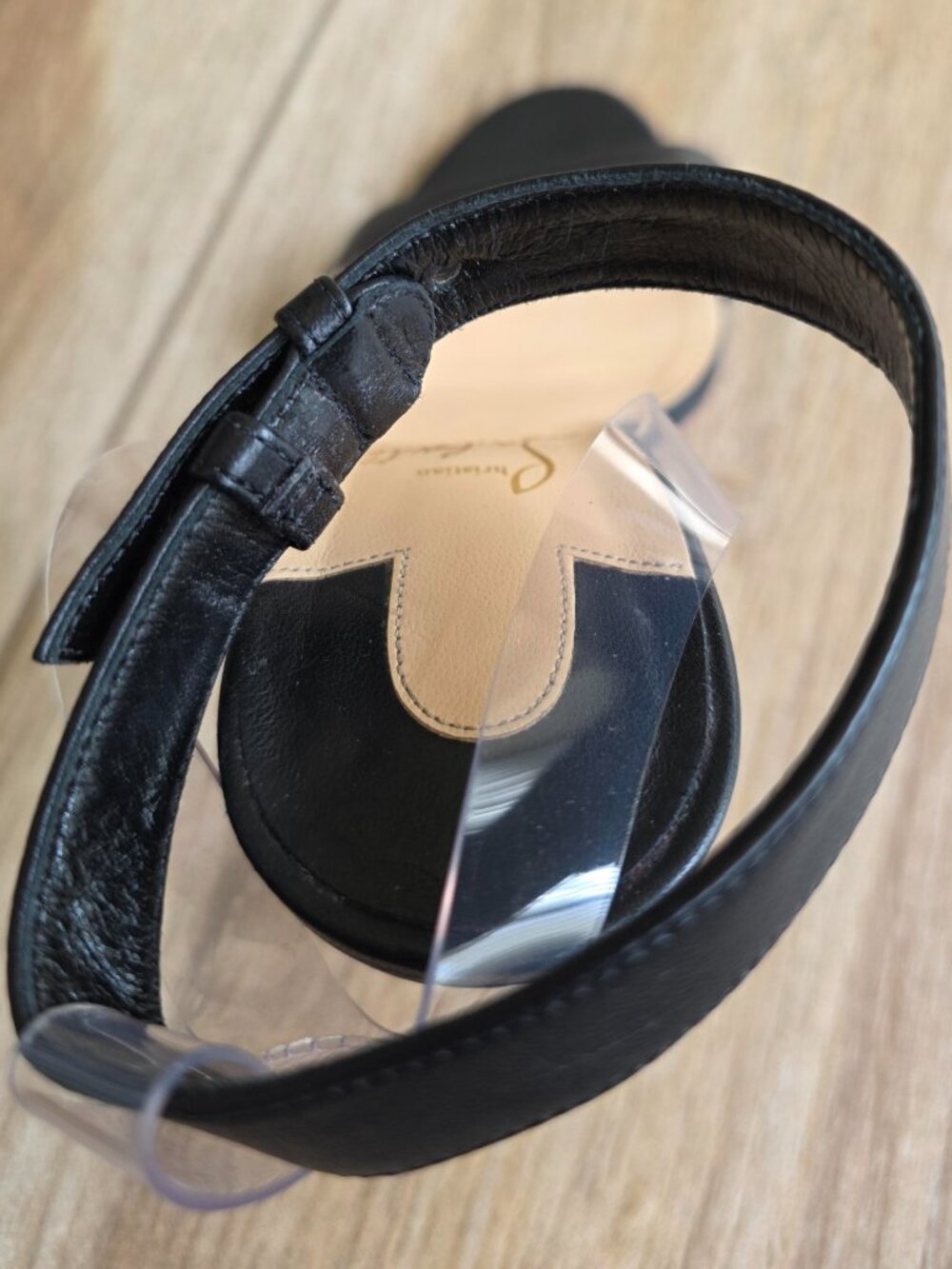 Christian Louboutin Jonatina Black Leather Sandals Strappy Eur. 37 - Picture 8 of 13